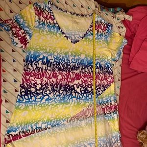 Women multi color Tee shirt